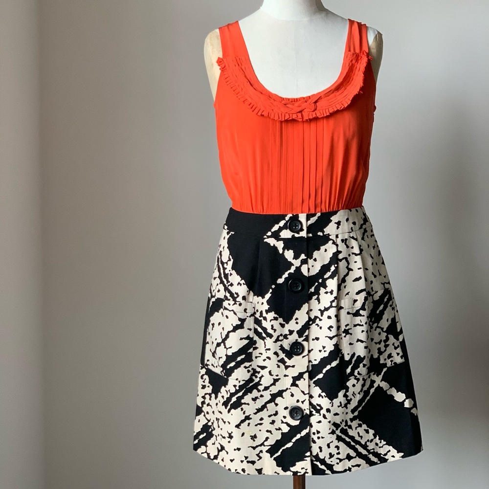 Tabitha by Anthropologie Bustling Avenue Dress Sz8